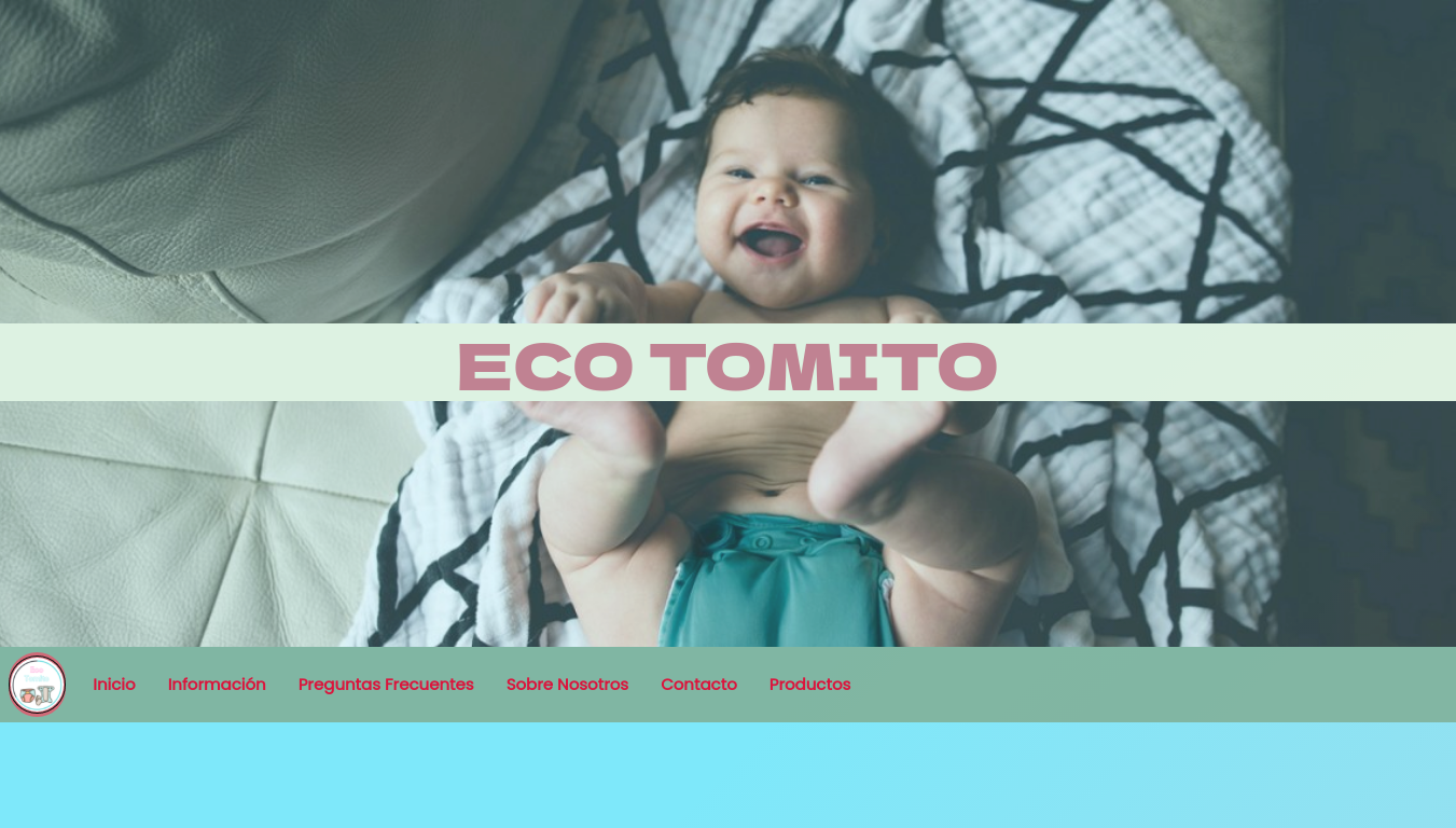 ecotomito web  page